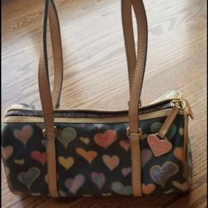 Dooney & Bourke heart shoulder bag